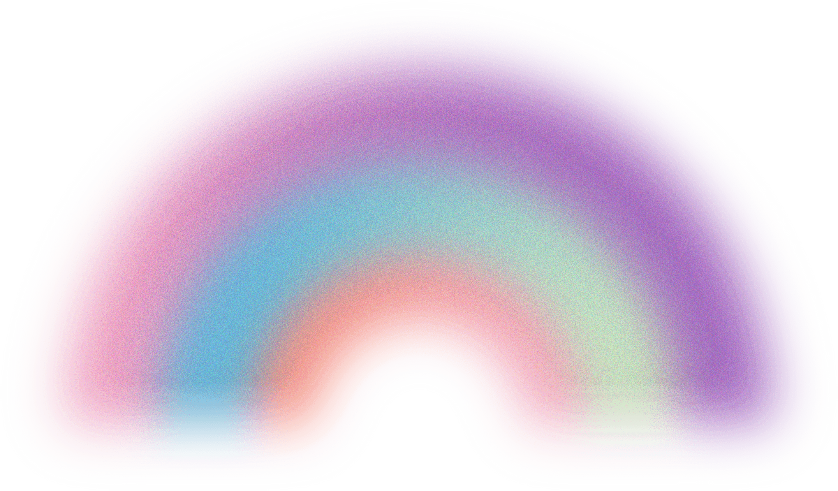 Blurry Glowing Gradient Rainbow 